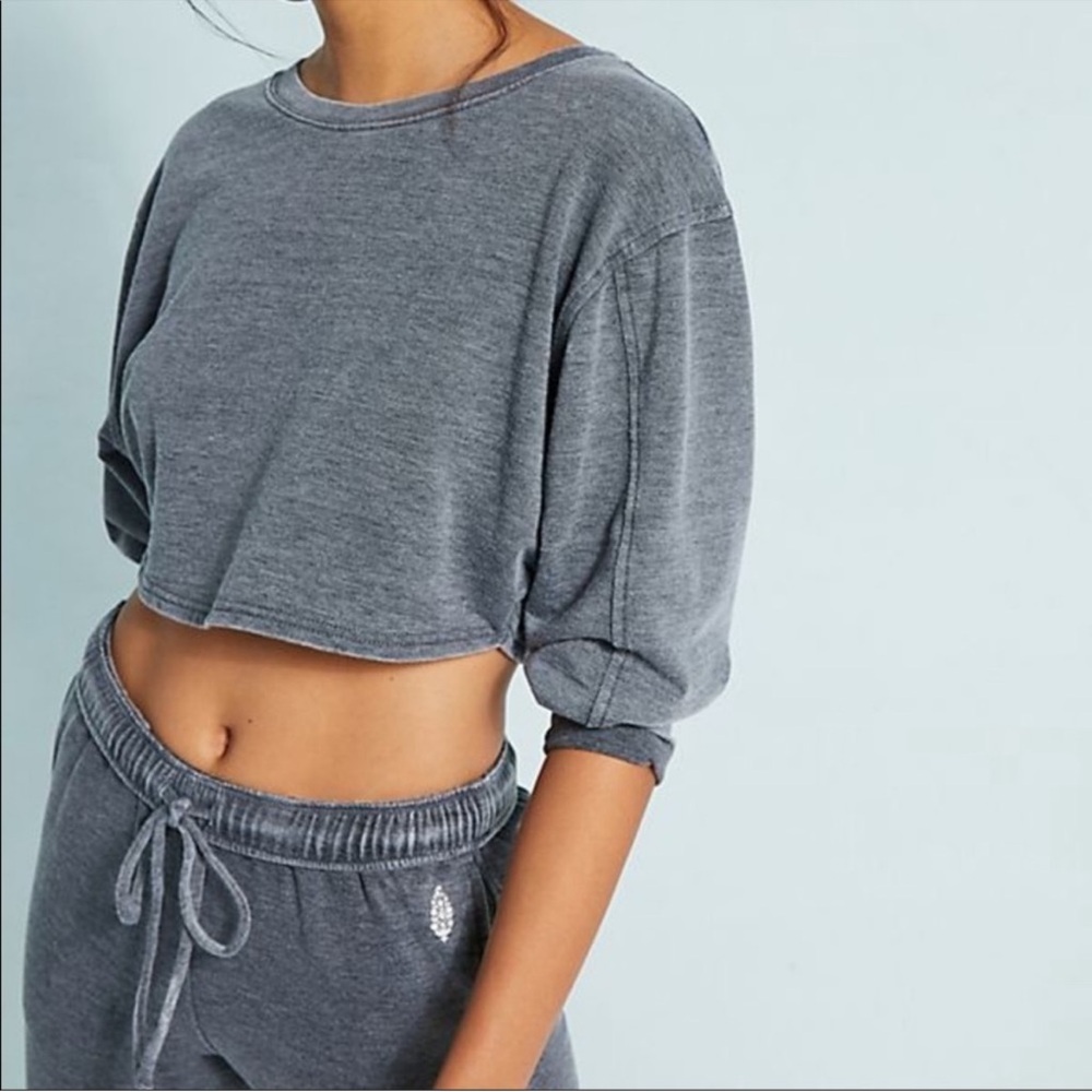Free People Movement Zuma Crop Sweatshirt